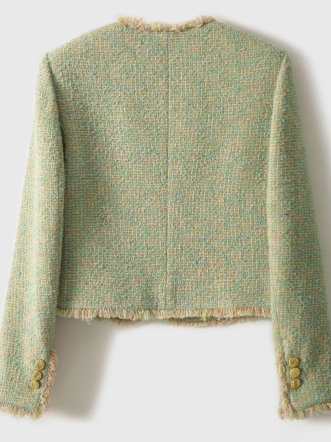 Bailey Elegant Crew Neck Tweed Jacket