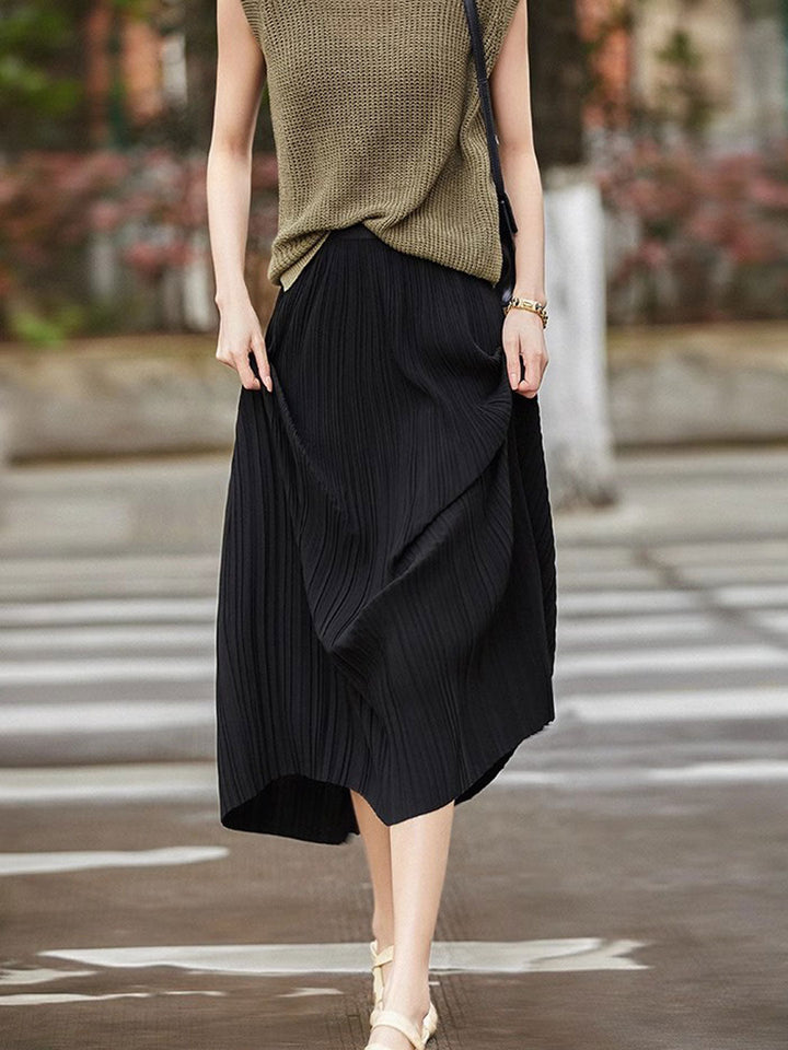 Taylor Daily Paneled Pleated Skirt