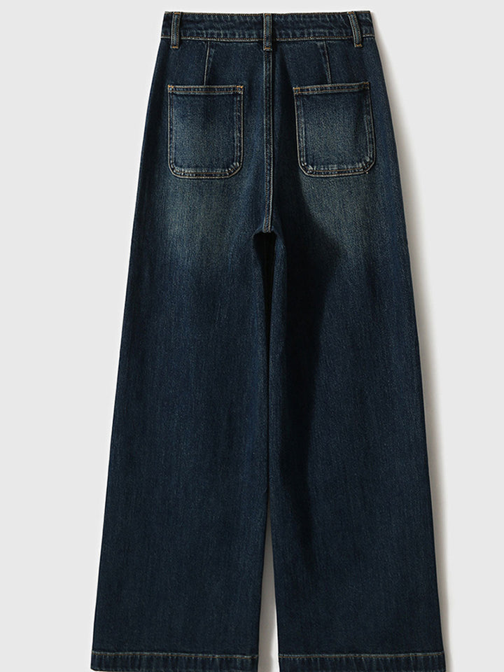 Bella Vintage High Waist Wide Jeans