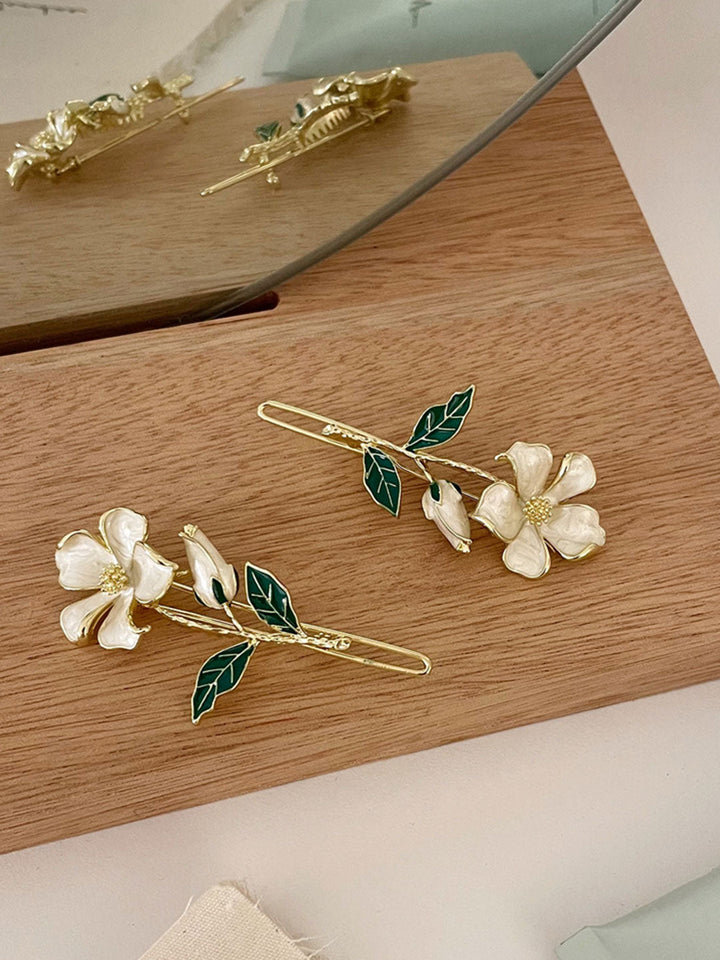 Retro Floral Hair Clip Accessories