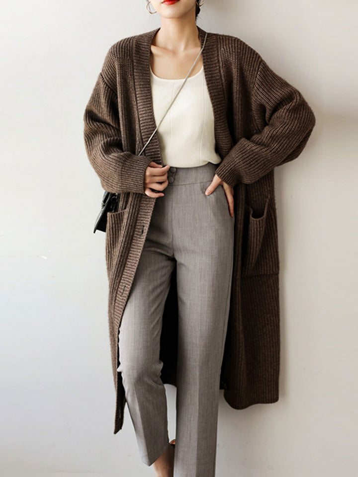 Brianna Casual Wool Knitted Cardigan