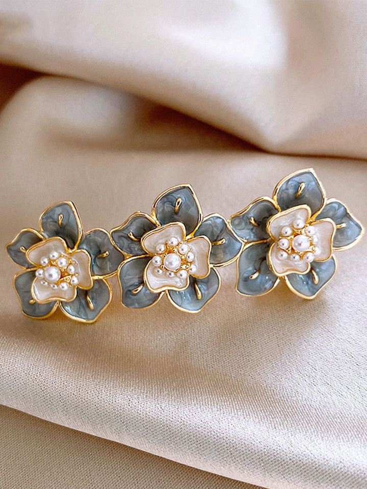 Petal Daisy Barrette Floral Hair Accessories