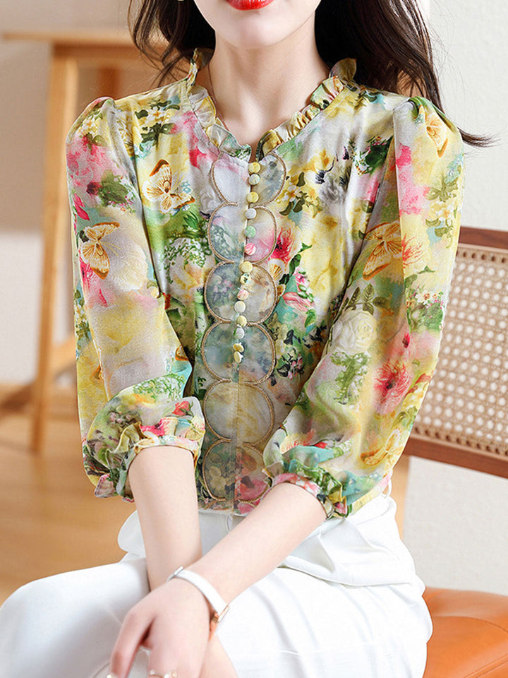 Julia Classic Printed Shirt