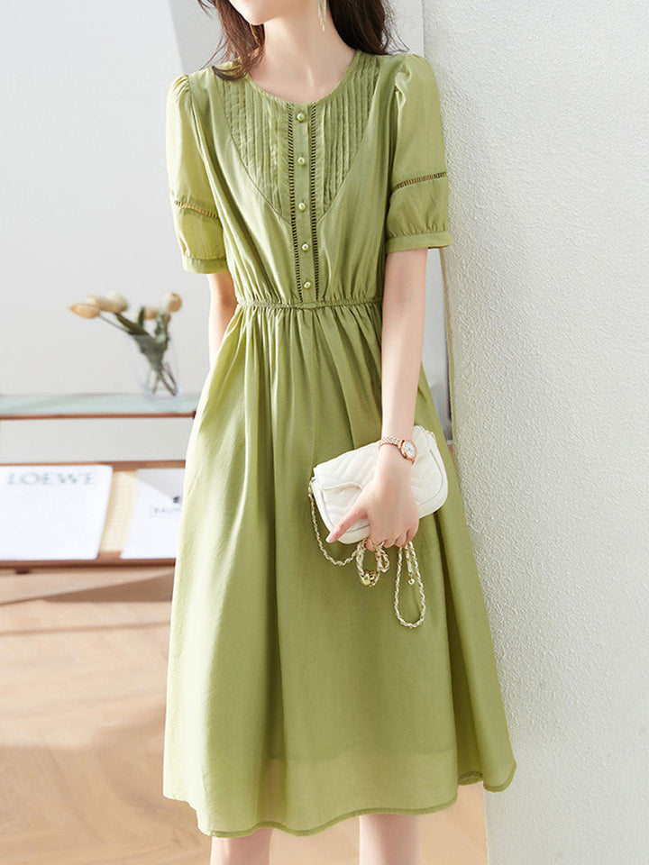 Hannah Elegant Paneled Dress