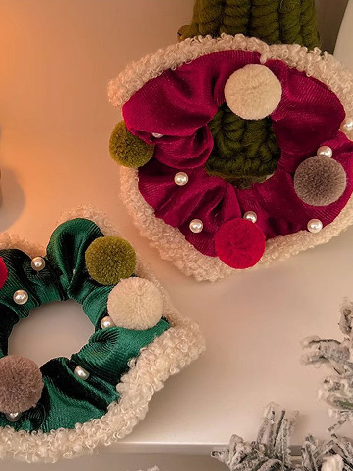 Cute Christmas Pom Headband Hair Accessories